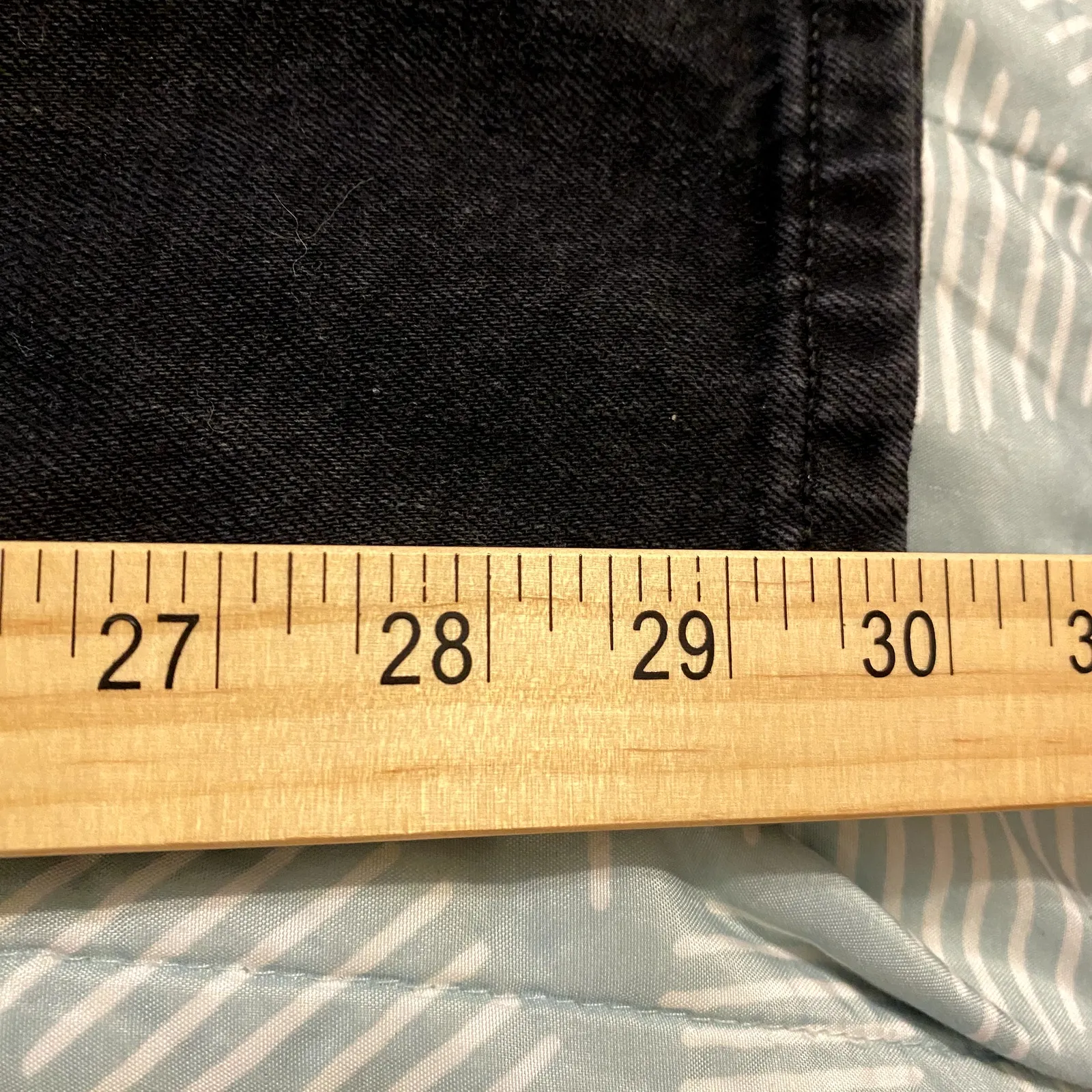 Everlane The Slouch Bootcut Jean Black Wash Size 33 - Image 11