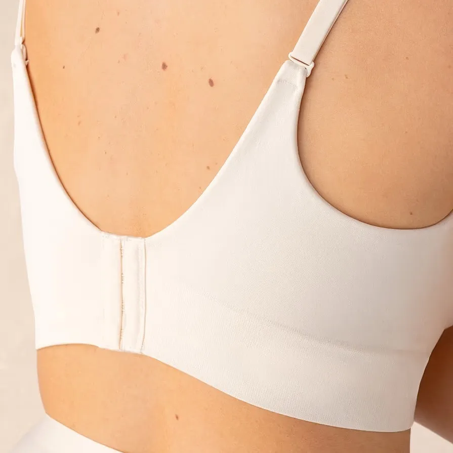 Truekind Supportive Comfort Wireless Shaping Bra Beige L Tan Size L - Image 4