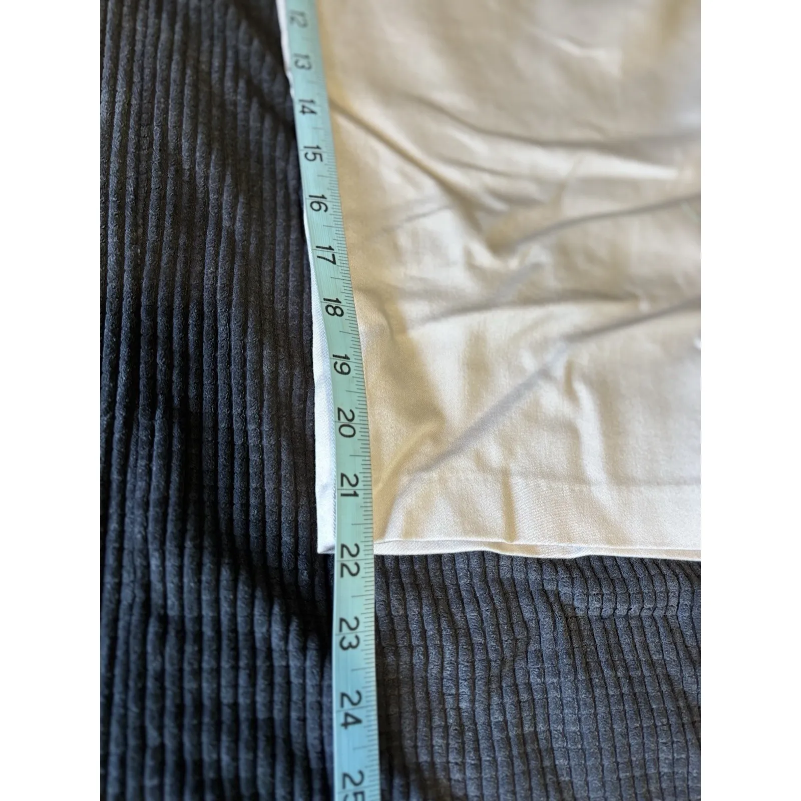 Notations  Khaki Beige Capri Skimmer Elastic Waist High‎ Rise Size 22 Pull On NWT - Image 8