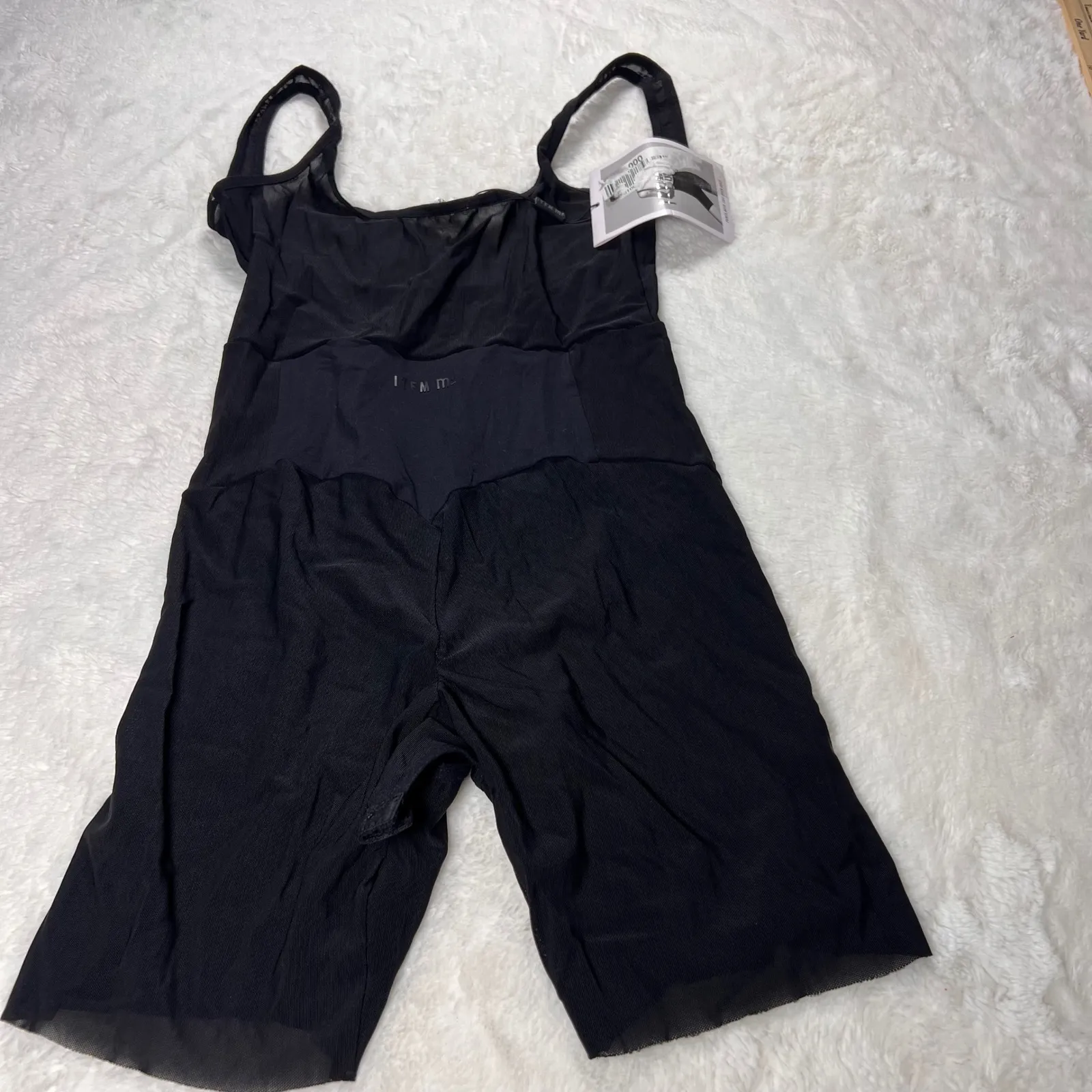 Medi Power Mesh Suit Open Bust Black Size Medium Women Compression Shapewear NWT - Image 5