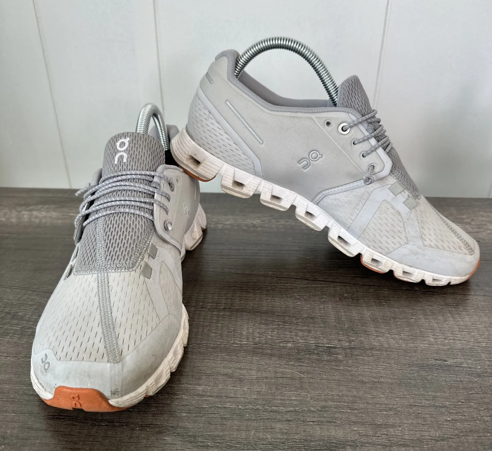 Women's On Cloud Size 9 5 Terry Sneakers Grey Athletic Comfort Slip On Gray - Image 1