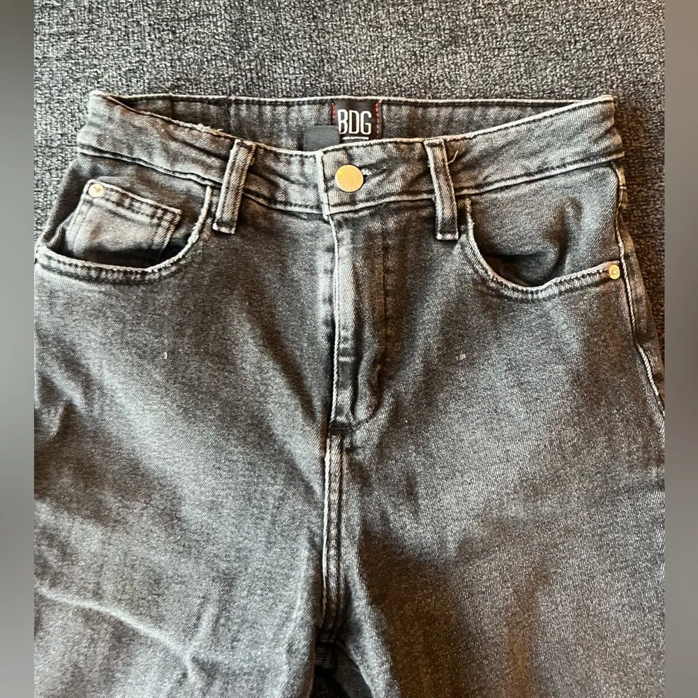 BDG washed black high-rise cropped kick flare jeans - Image 4