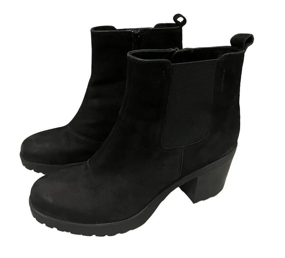 Vagabond Grace Platform Nubuck Leather Ankle Boot, Sz 9.5 - Image 4