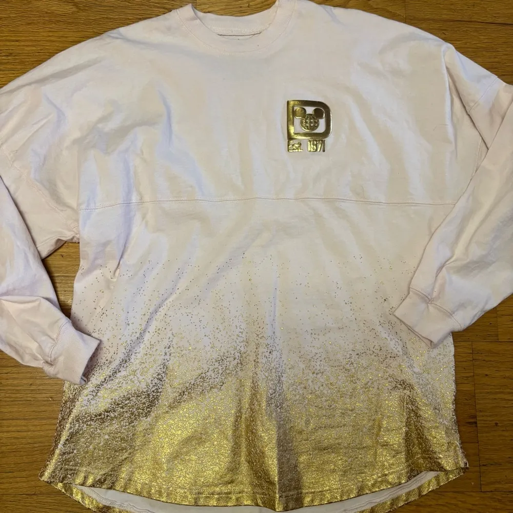 Disney Parks Walt Disney World Pink Gold Spirit Jersey M - Image 2