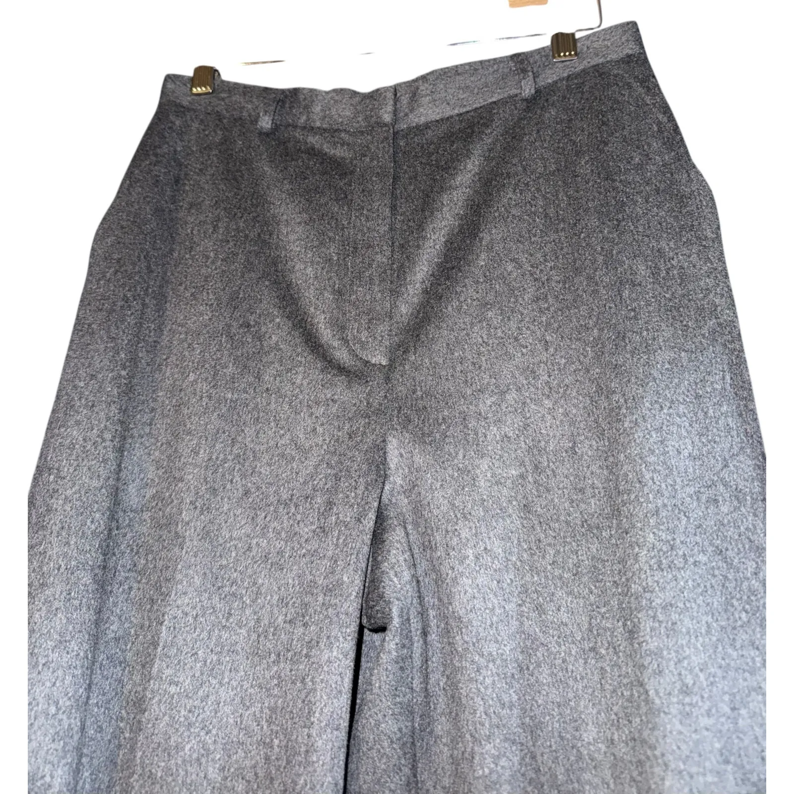 NWOT Caslon Wool Cashmere Blend Chino Pants Women's 6 High Rise Straight Leg - Image 3