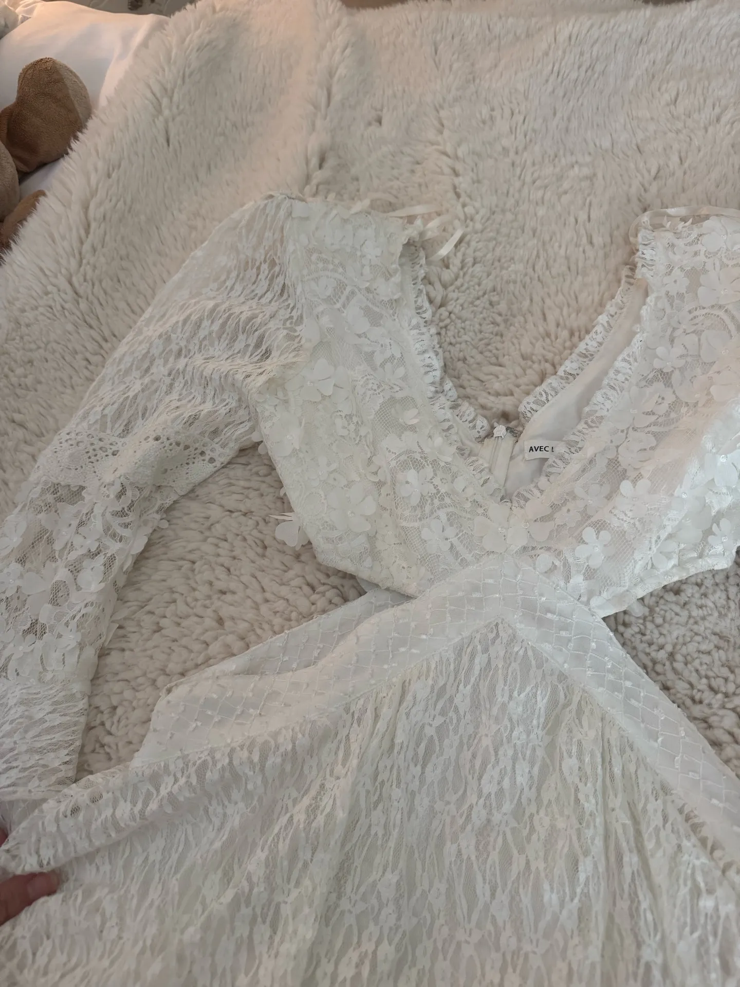 Avec Les Filles white floral dress  - Image 6