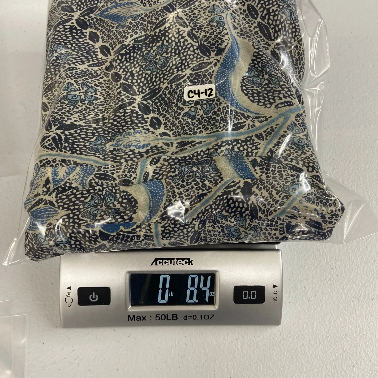 Vintage Charter Club women's blue floral wrap lined silk midi skirt flowy casual - Image 6