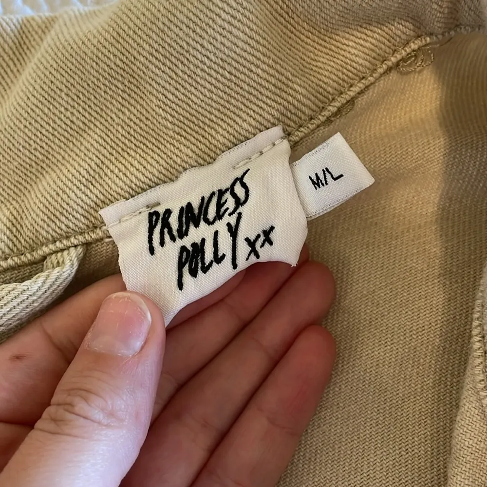 Beige Western Denim Jacket - Image 3