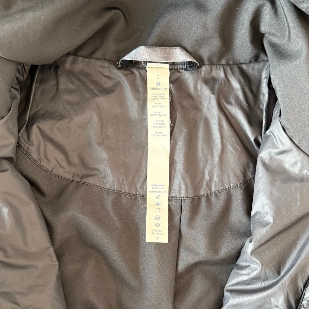 Lululemon Gather & Go Jacket in Black, Size 2 - Image 9