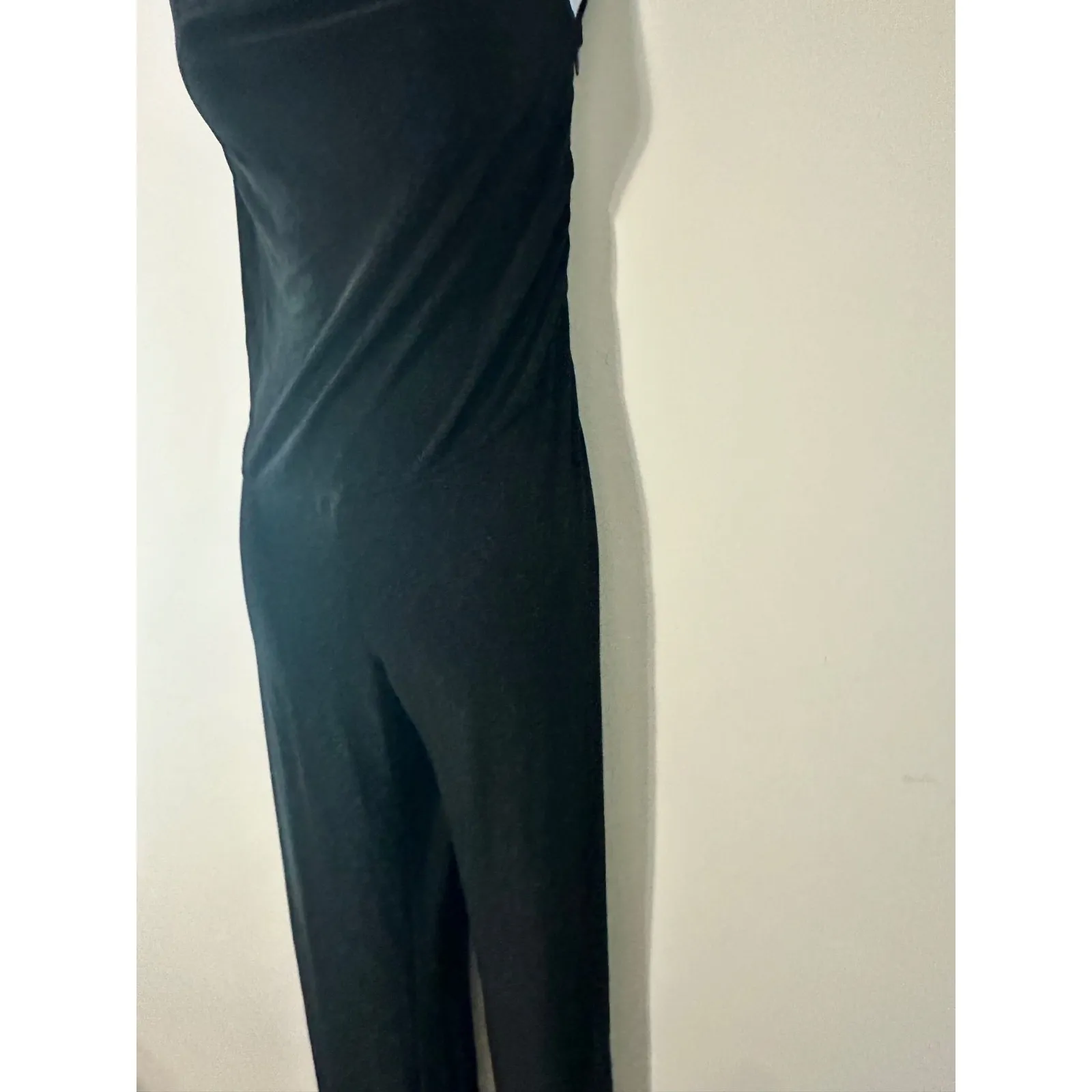 YUMI KIM BLACK‎ VIRGINIA MATERNITY POSTPARTUM WIDE LEG JUMPSUIT PLUS  SIZE 2XL - Image 8