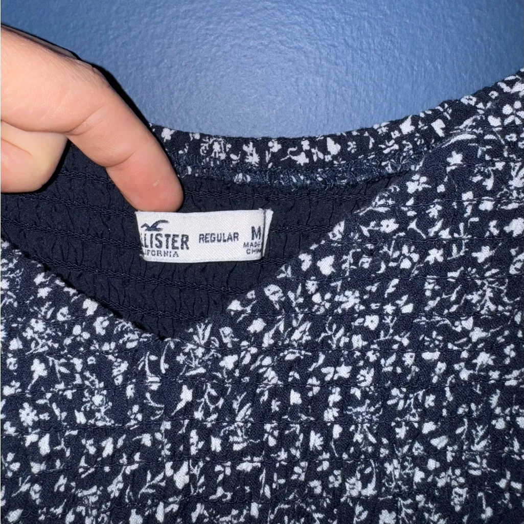 Hollister Black and White Patterned Mini Dress - Image 3