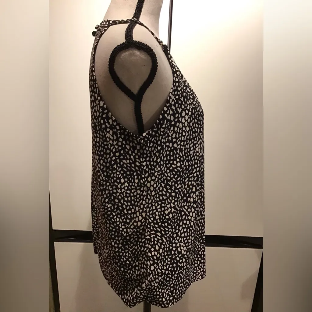 Women's Black and White Halter Top - Image 6