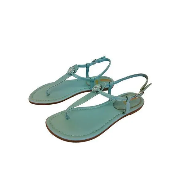 Woman's Sandals Sam Edelman Gigi Signet Tide Blue‎ Size 7.5M NWB Light Weight - Image 3