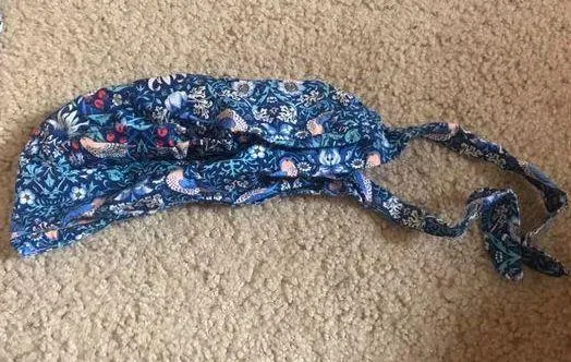 Patterned Scrub Cap Blue - Image 2