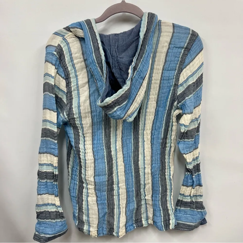 Dylan small hooded pullover poncho long sleeve sweatshirt kangaroo pouch - Image 2