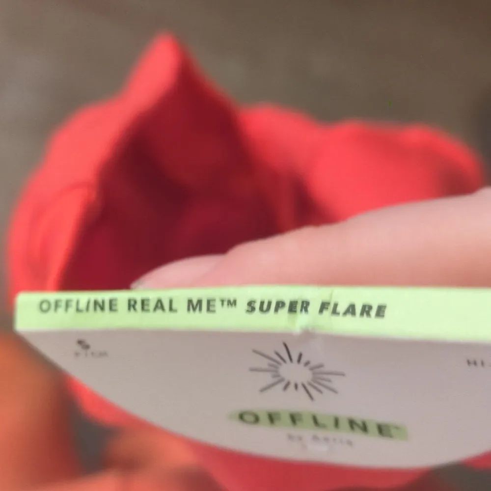 Aerie Red real me high rise super flare cross over leggings size small - Image 9