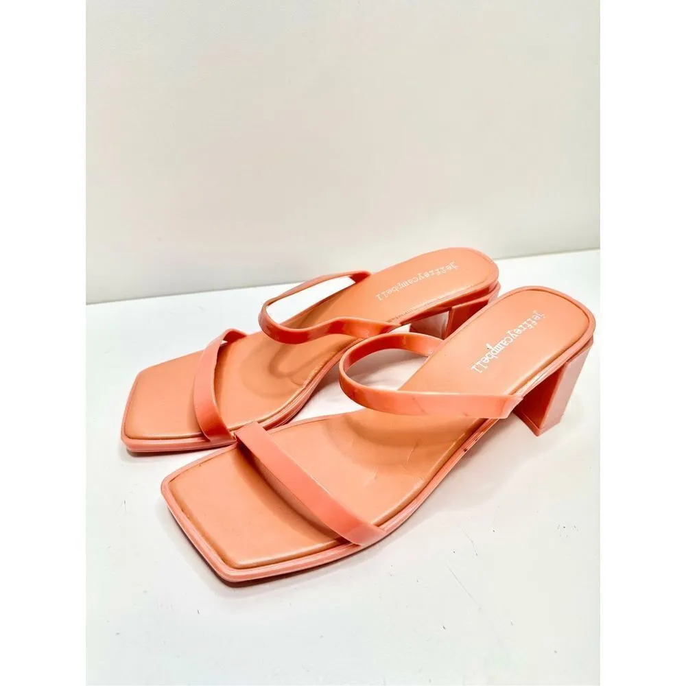 Jeffrey Campbell Jelly Sandal Womens Size 9 Slip On Heels - Image 2