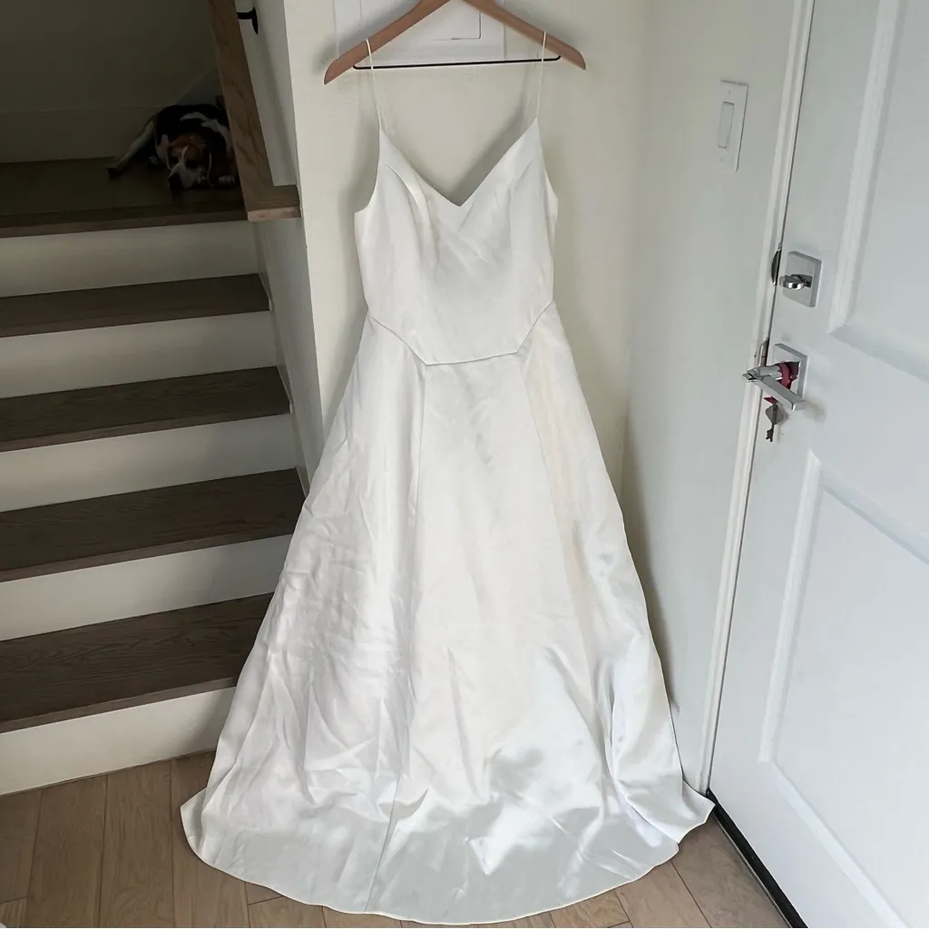 NWT Reformation Icelynn Satin Bridal Maxi Dress in Ivory - Image 3