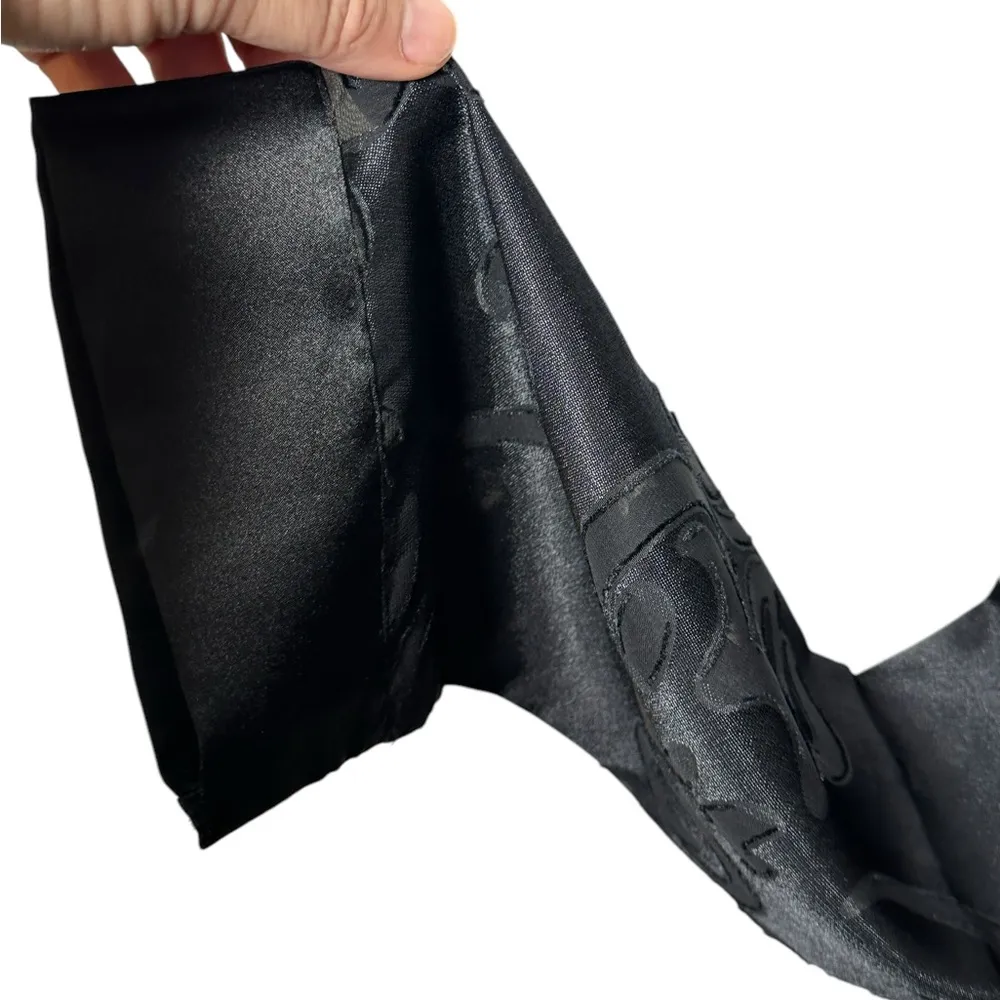 Disney Vintage Mickey‎ Mouse Black Sheer Shirt Dress Silhouette Size XL - Image 2