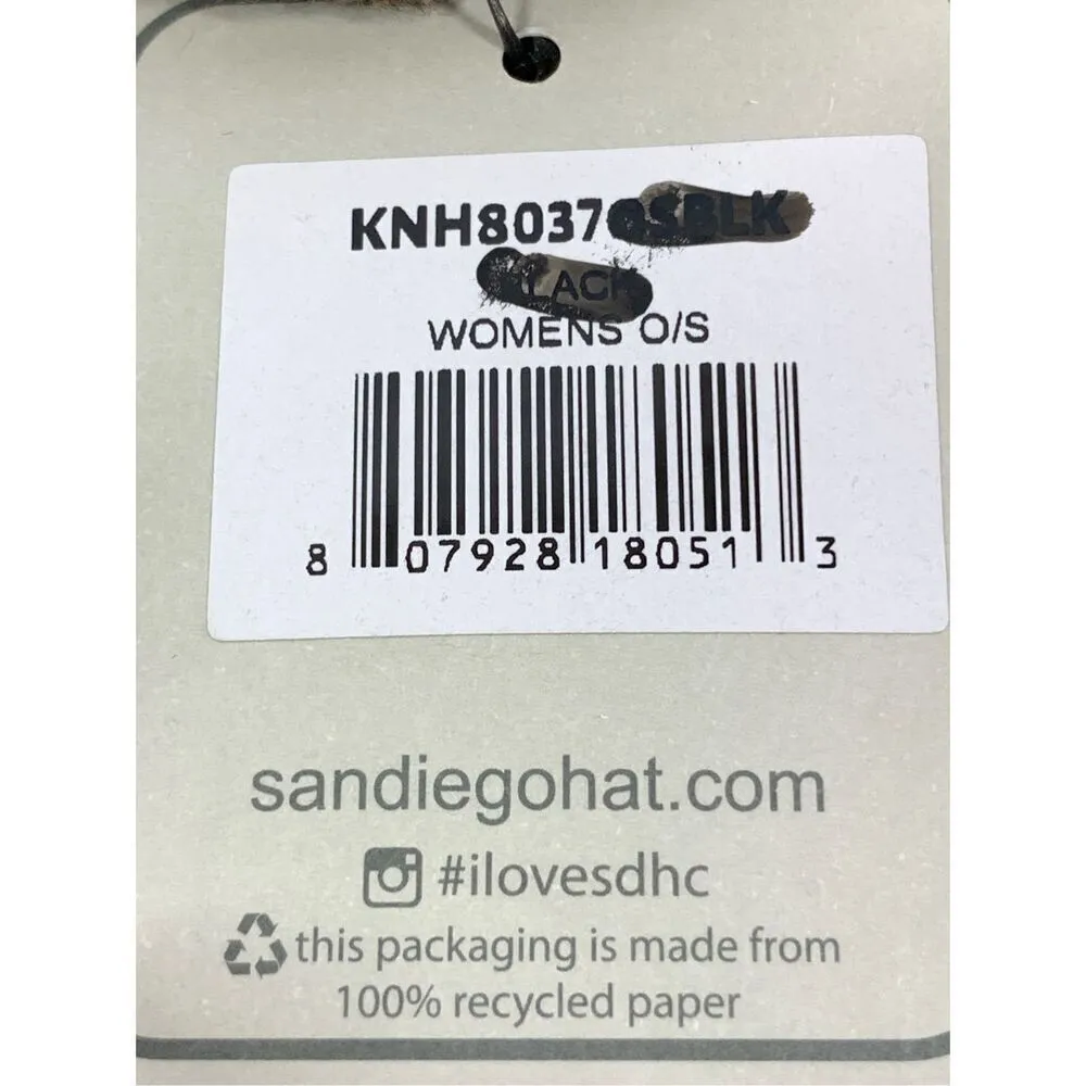 San Diego knit hat brown and black women’s o/s nwt - Image 6