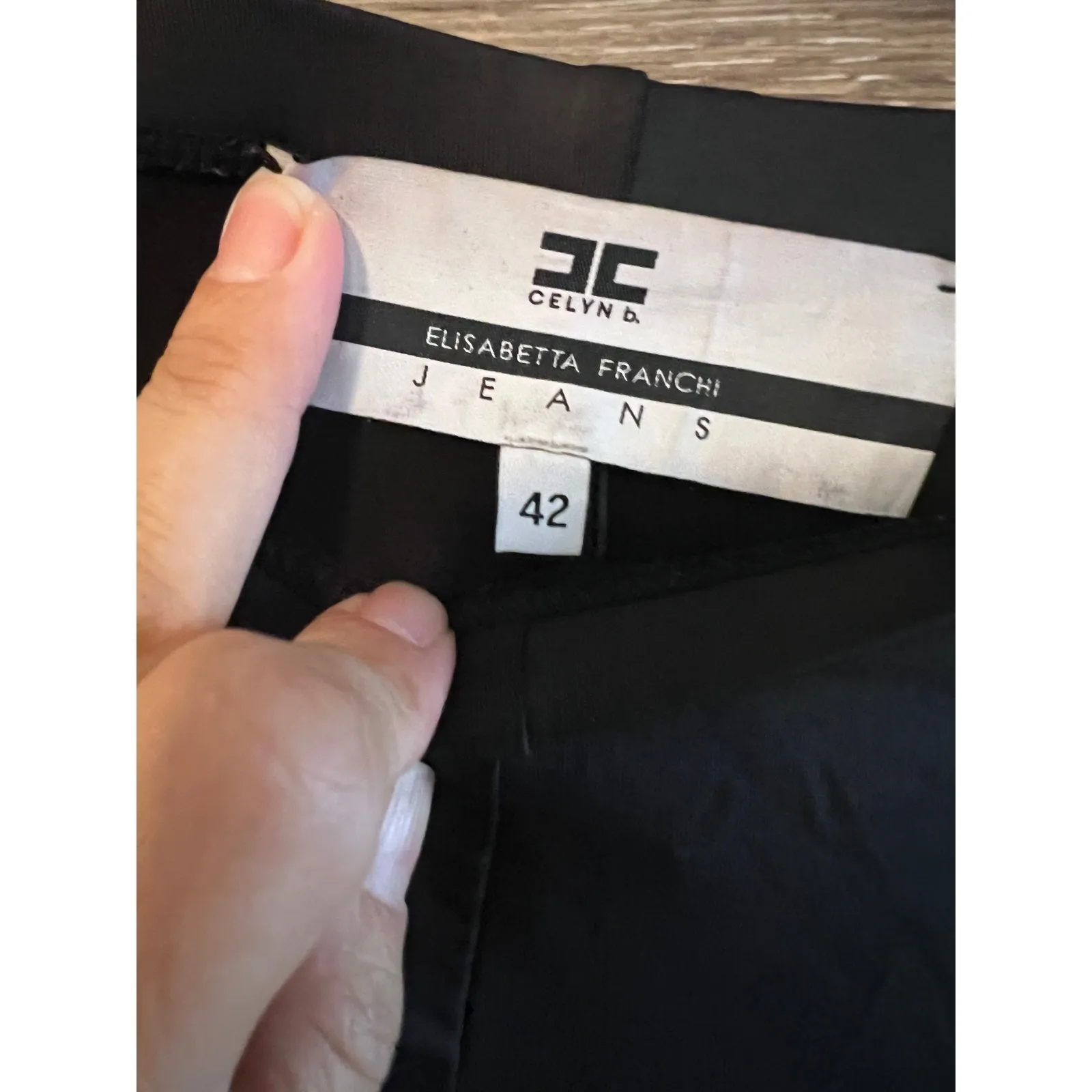 Celyn B Elisabetta Franchi leggings size 42 Medium black Vintage Rock fashion - Image 4