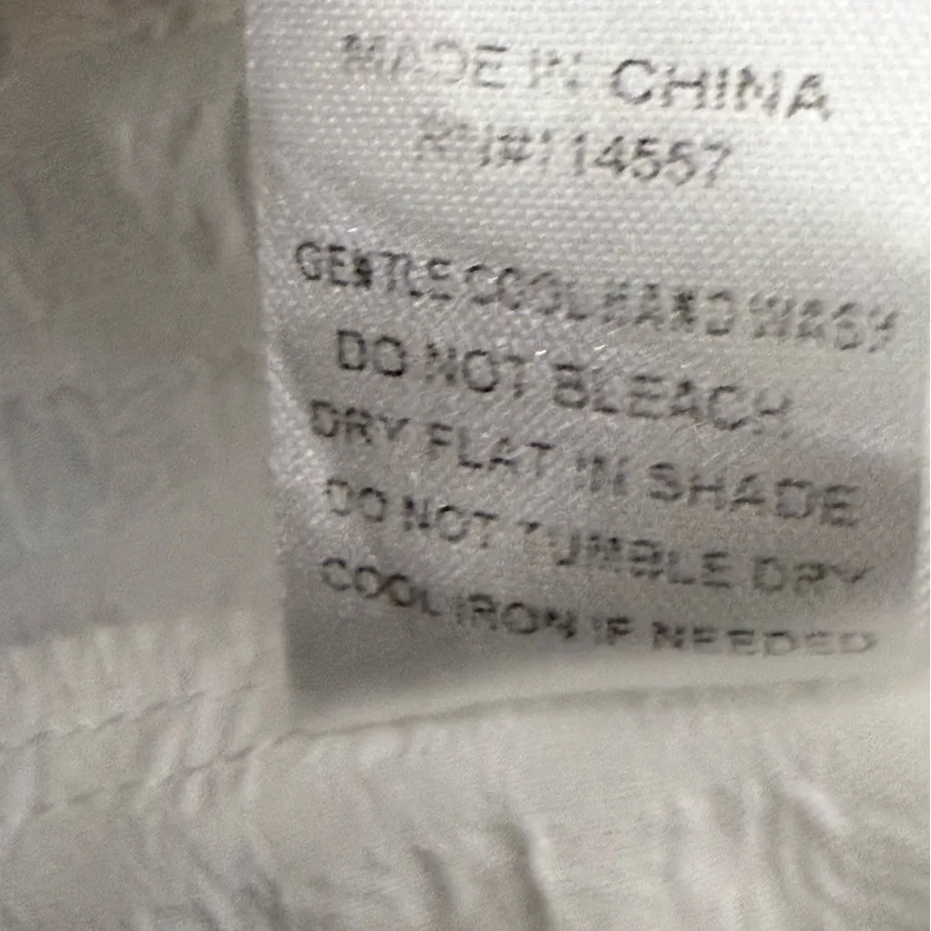 THML  Embroidered Ruffled Tank womens Small‎ - Image 5