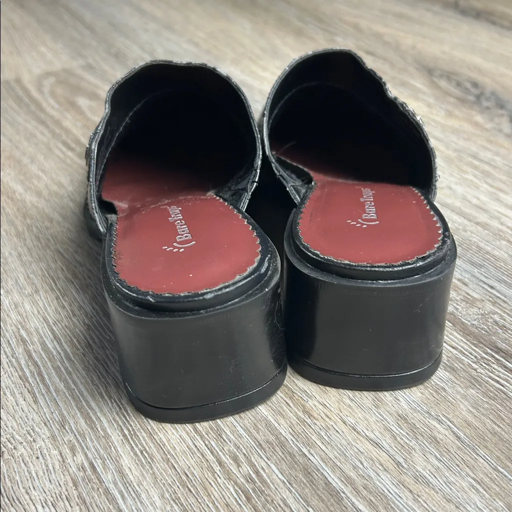 BareTraps Black Leather “Coupe” Slip-On Shoes Size 7.5 Medium - Image 6