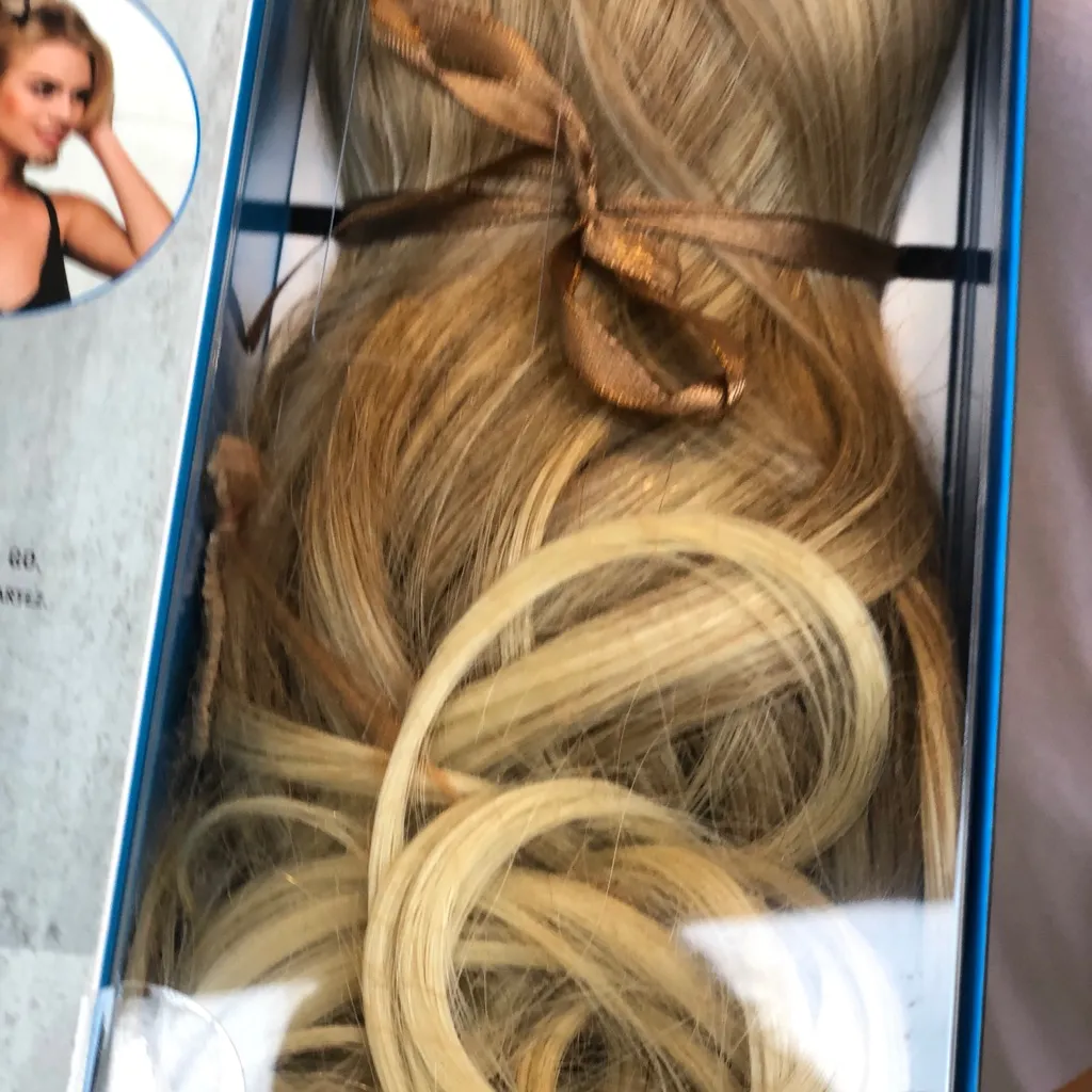 Hair extension 16 inch Clipin curly wavy 2020 hair - Image 6