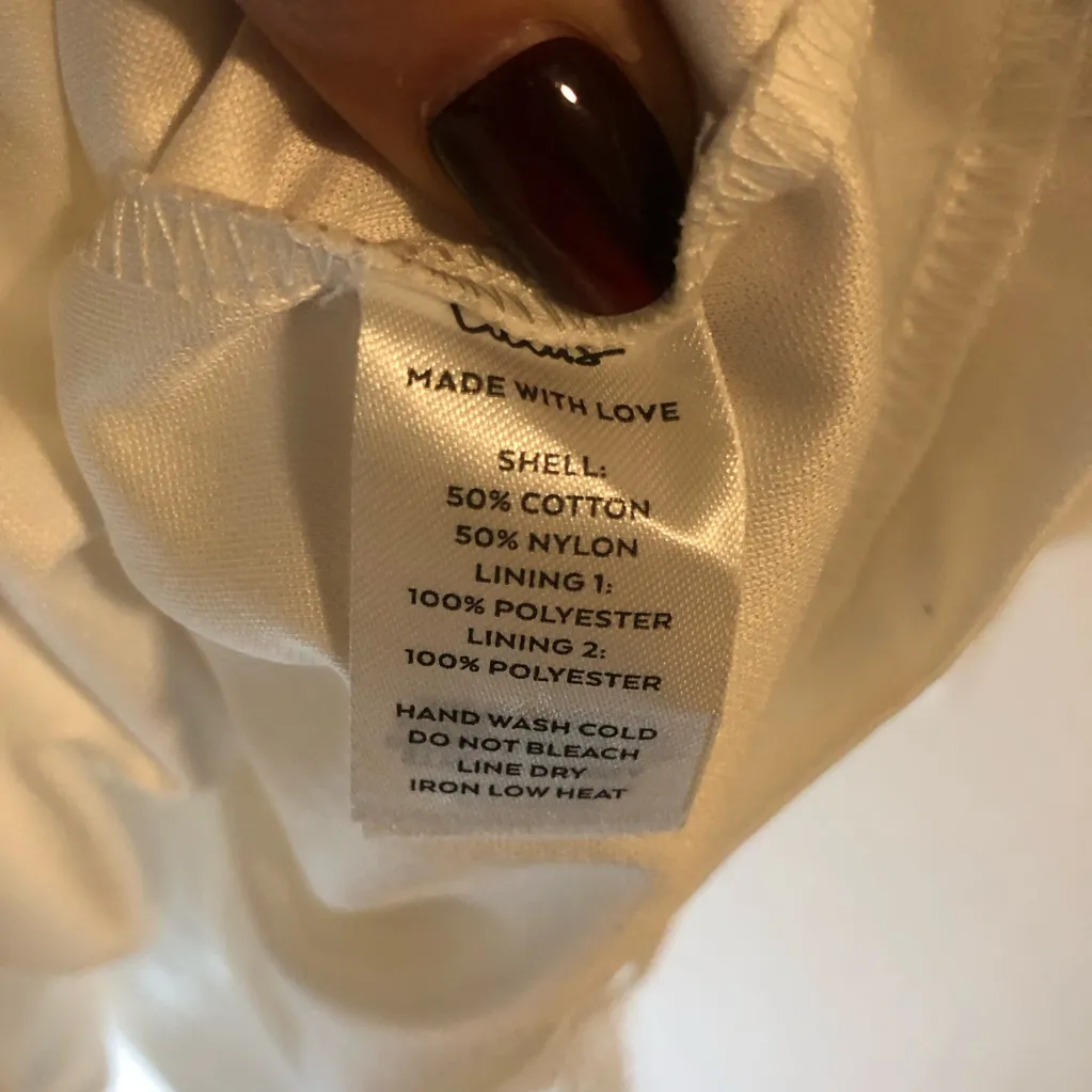 Lulus  Gorgeous Attraction White Lace Structured Long Sleeve Mini Dress Size S - Image 10