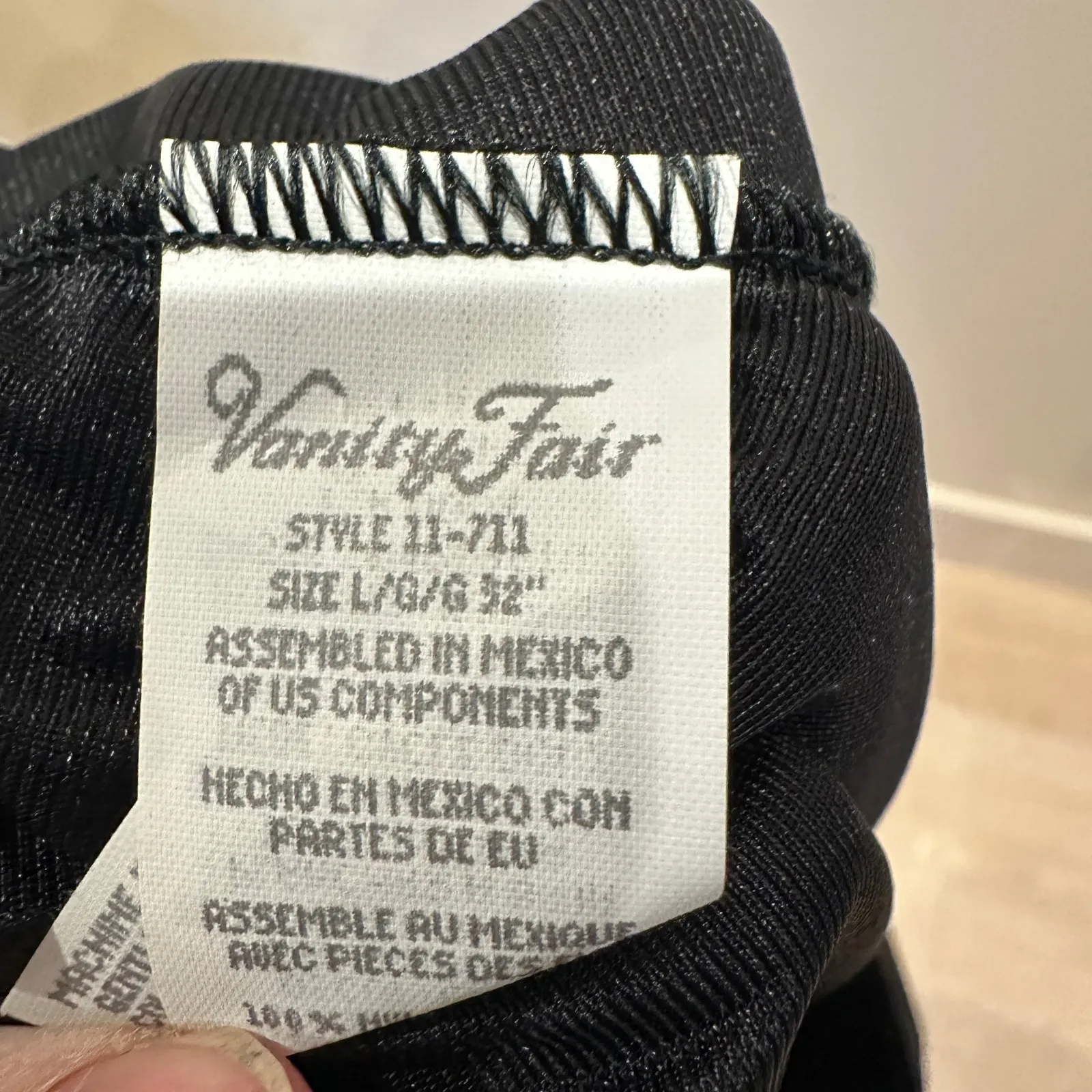 Vintage Black Half Slip Midi Skirt LARGE Bow Whimsigoth Pinup Witchy Grunge - Image 4