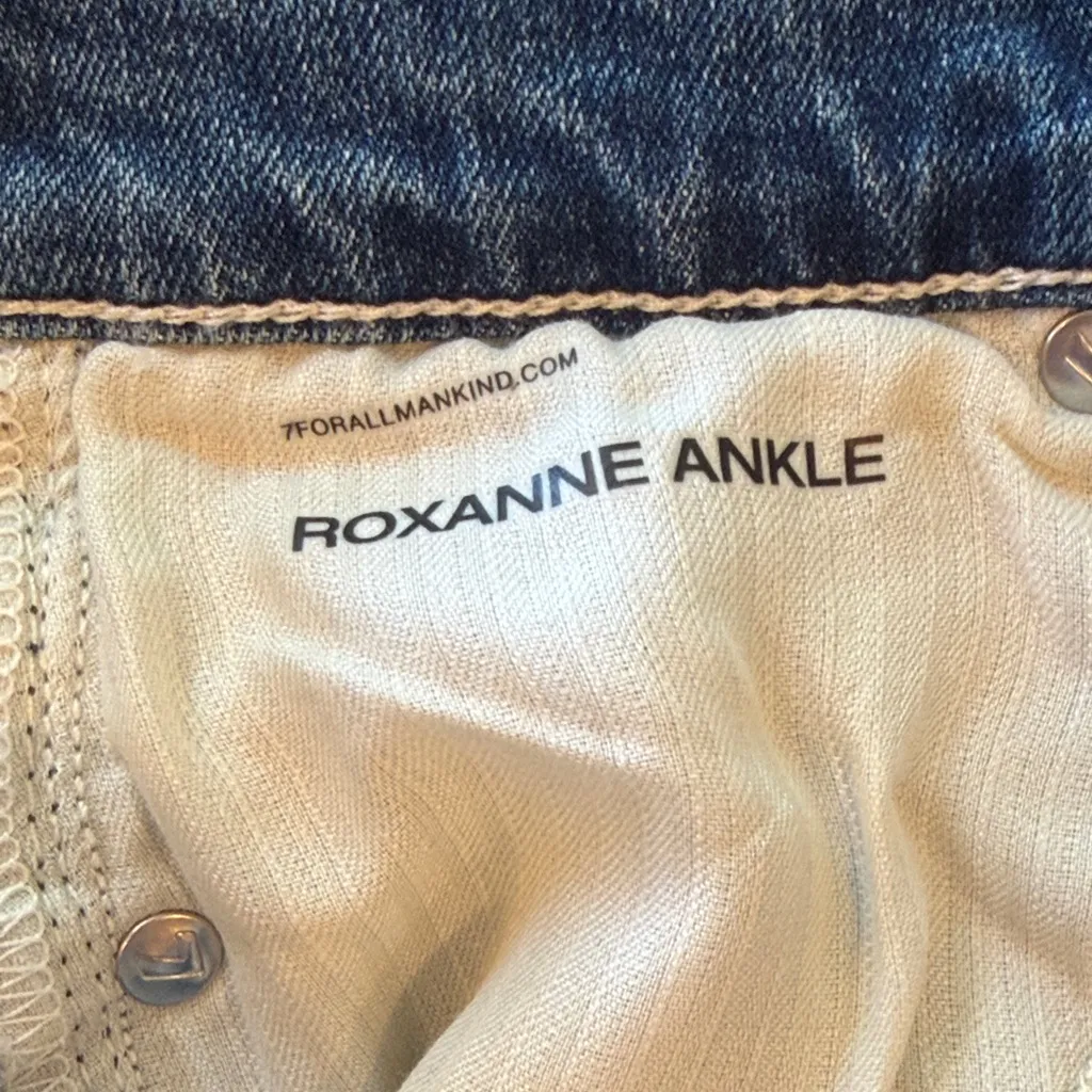 7 For All Mankind Roxanne Ankle Jeans Size 27 NWT - Image 9