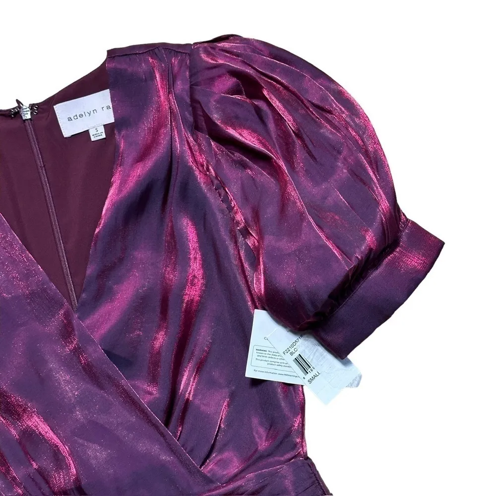 Adelyn Rae Faye Gathered Puff Sleeve Mini Dress | U.S. Woman’s Small - Image 8