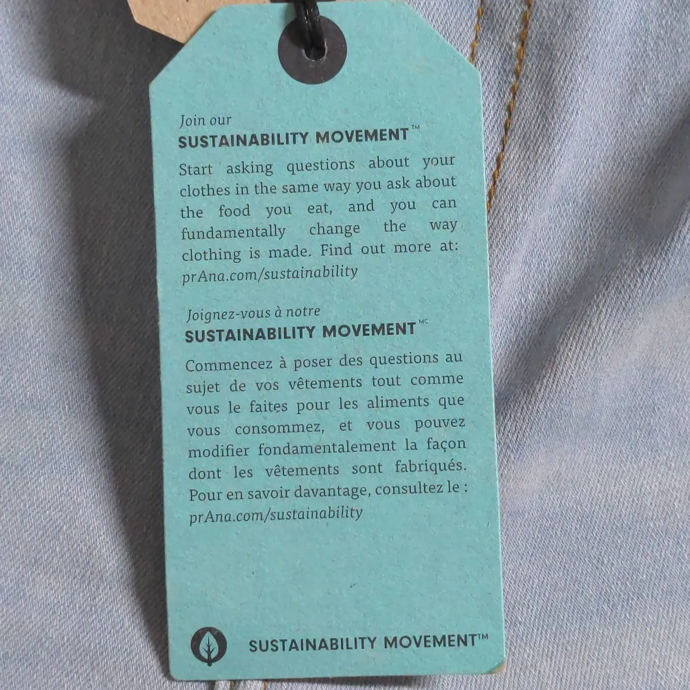 Prana Womens Soma Jean Light Washed Blue Skinny Mid-rise Denim Organic Cotton 6 - Image 13