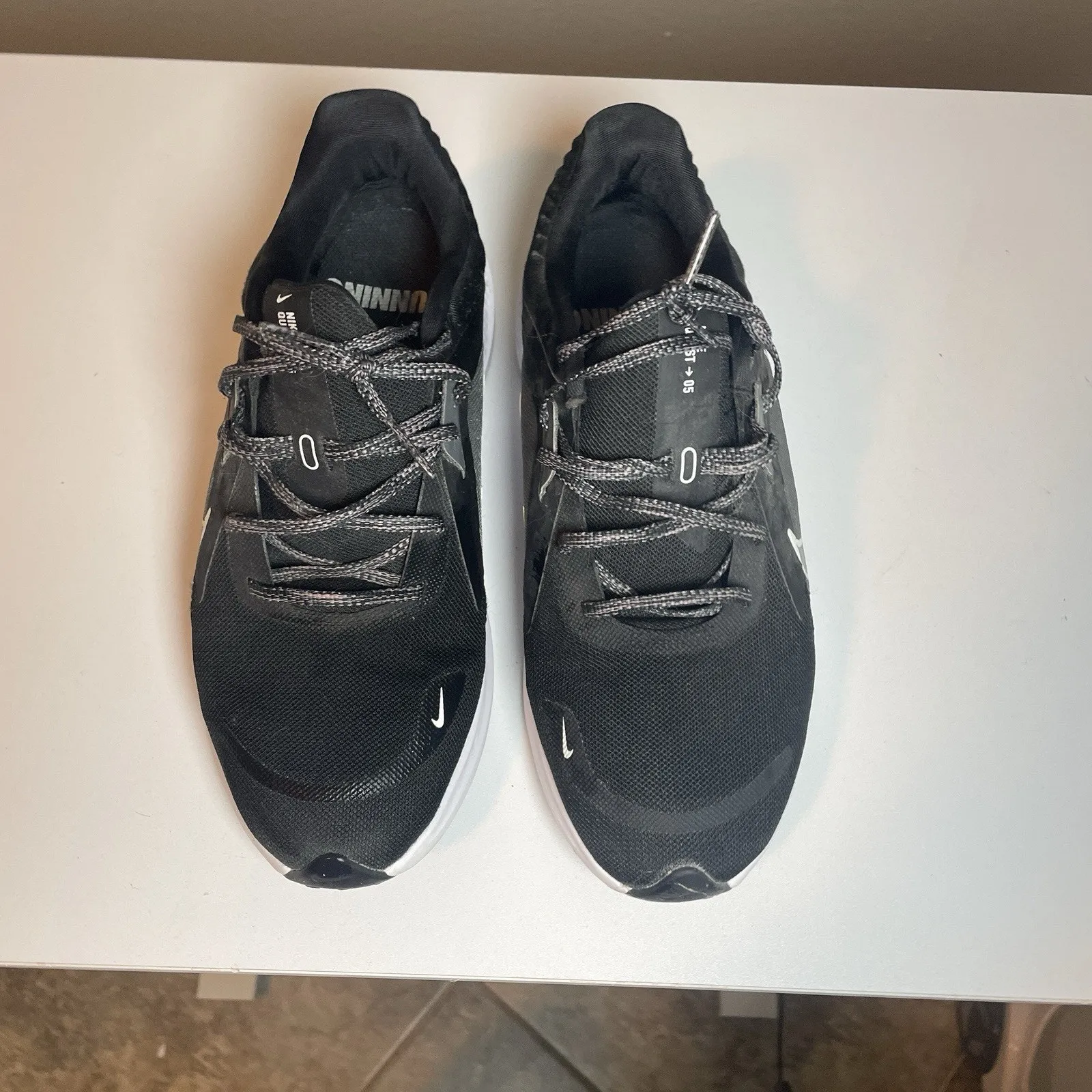 Nike Womens Quest 5 DD9291-002 Size 8.5 Black Running Shoes Sneakers - Image 3