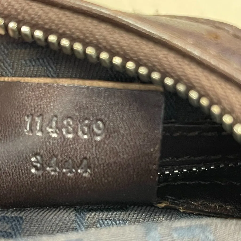 Gucci Vintage Monogram Signature Reins Shoulder Hobo Bag - Preowned - Image 13