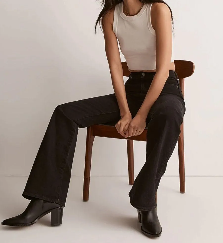 Madewell Black Flare Jeans - Image 2