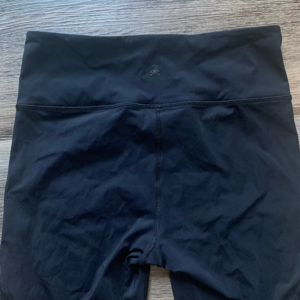 Soul by Soulcycle Black Leggings With Scallop Detail M - Image 7