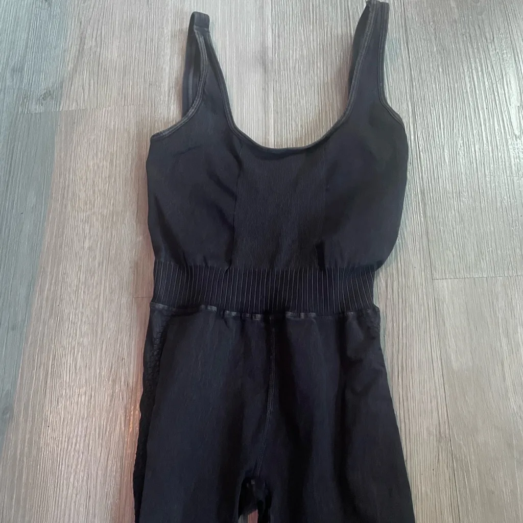 Free People Movement Good Karma Onesie Black XS/S - Image 5