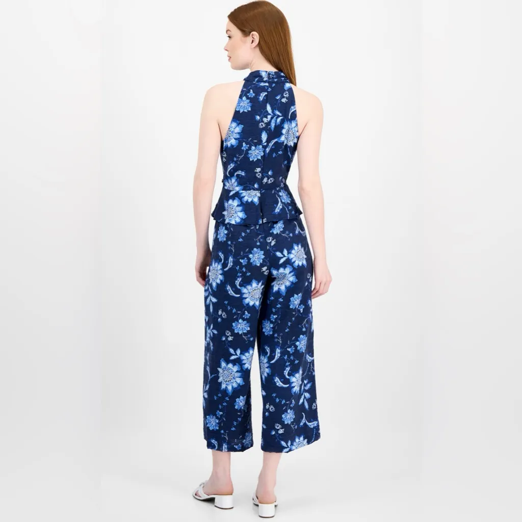 Tommy Hilfiger
Women's Floral-Print Peplum Halter Jumpsuit - Image 2