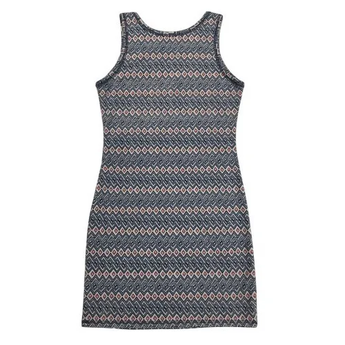 Jack‎ By BB Dakota Blue Geometric Triangle Sleeveless Bodycon Dress Size Small - Image 2