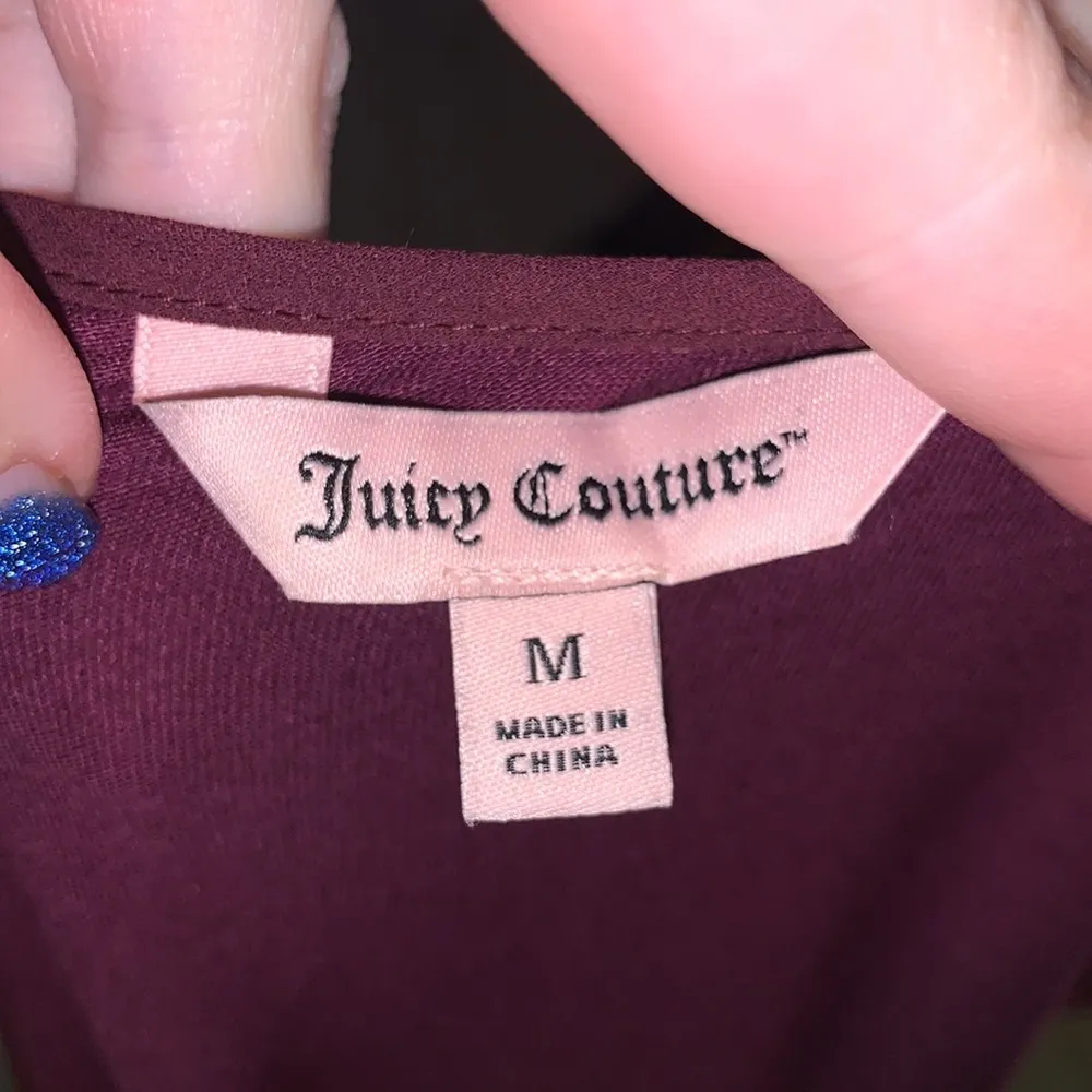 Juicy Couture  dark purple maroon sequined tank top - Image 7