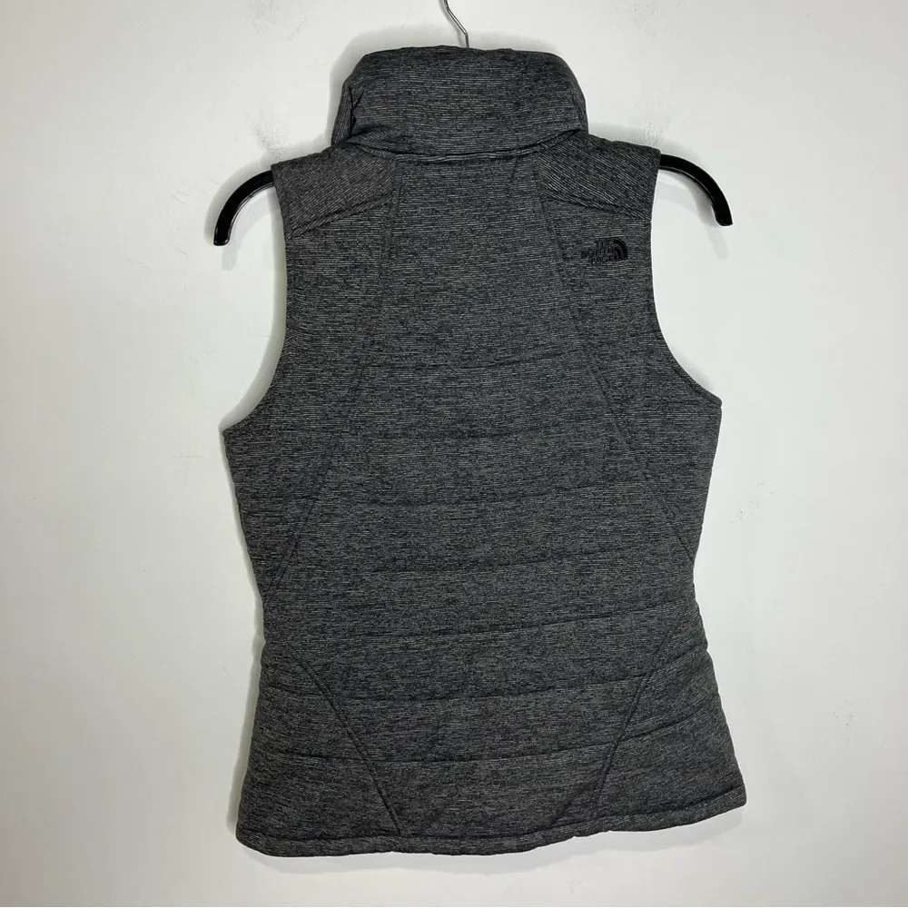 The North Face Pseudio puffer vest gray‎ women’s size medium winter casual - Image 11