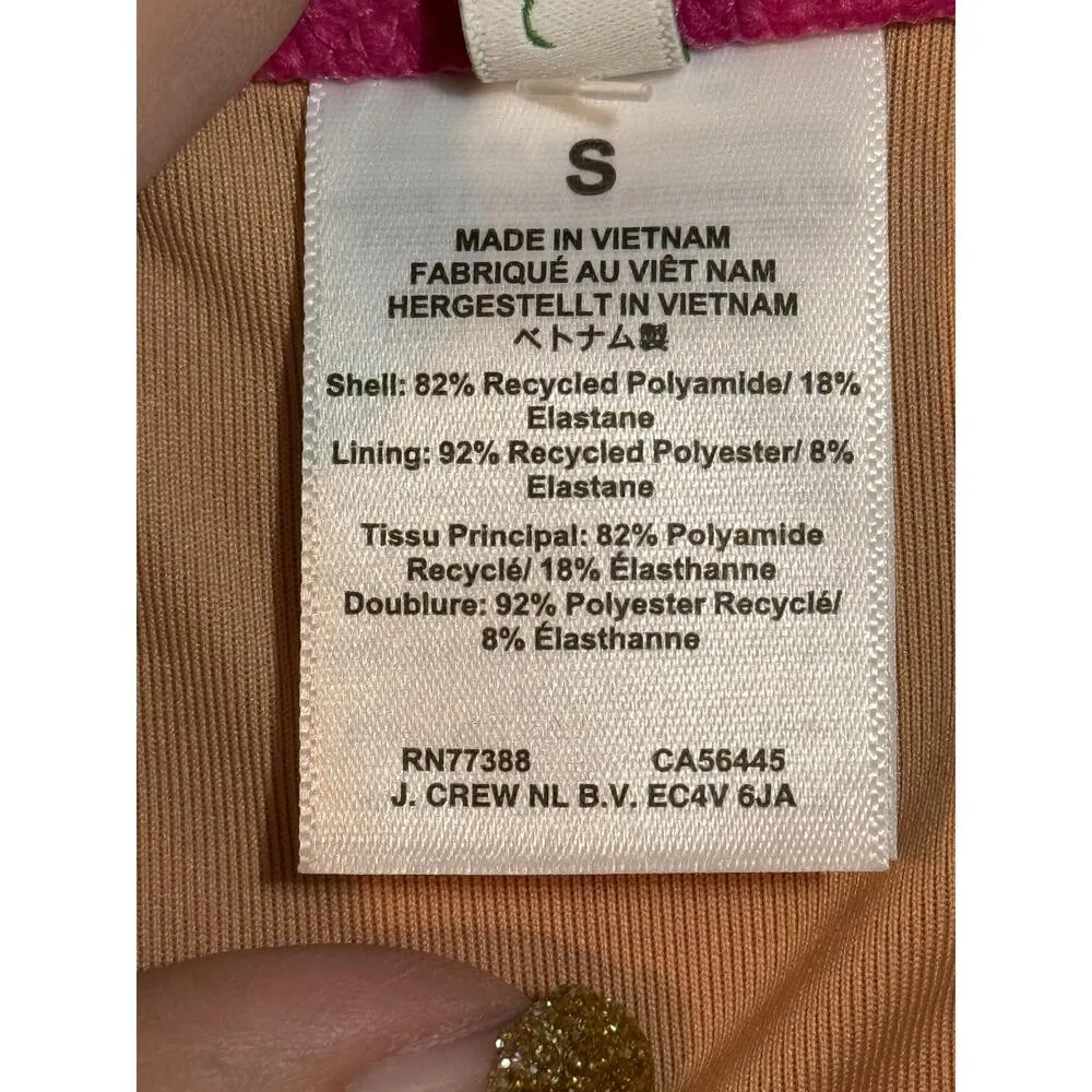 NEW J.Crew Hallie Bikini Bottom Swimwear Radiant Fuchsia Pink Size Small S BM642 - Image 5