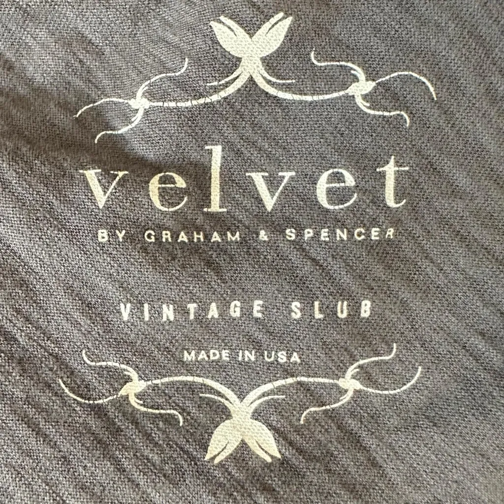 Velvet by Graham & Spencer Eugina Slub Cotton Maxi Dress Raven Charcoal Large Gray - Image 6