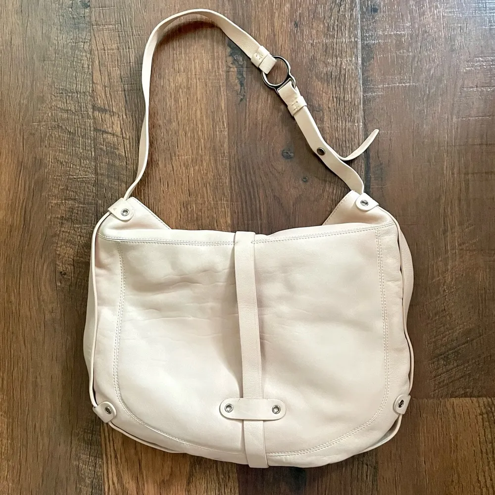 DKNY peach/nude leather shoulder bag - Image 2