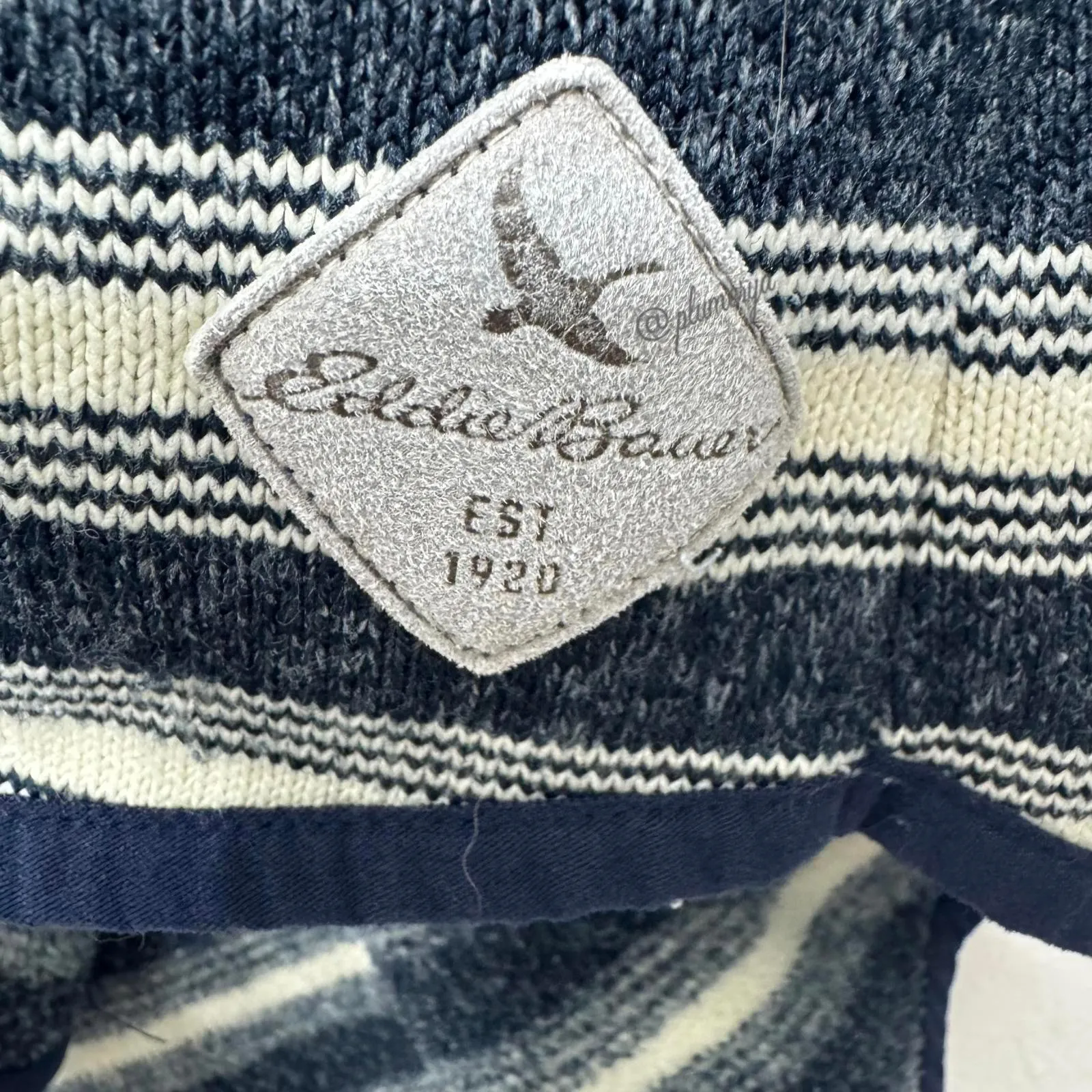 Eddie Bauer Women's Striped Pullover Hoodie Size S - Image 4