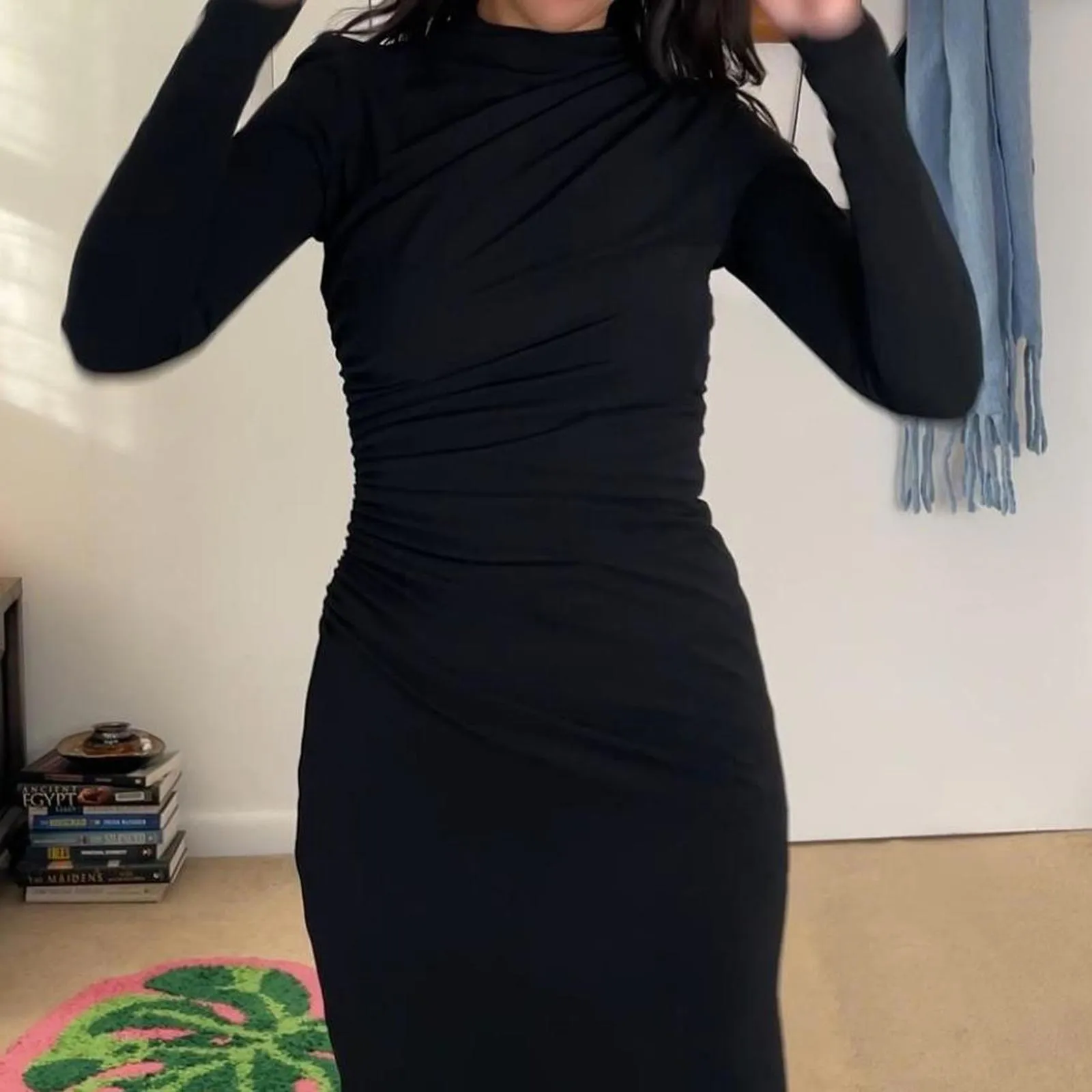 Zara Women's Black Dress - Image 6