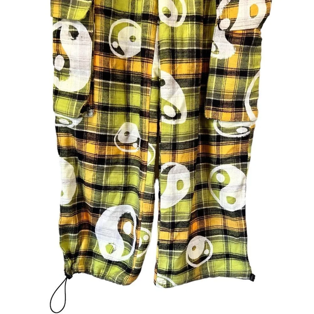 Urban Outfitters BDG Darren Yin Yang Plaid Cargo Flannel Pants - Image 14