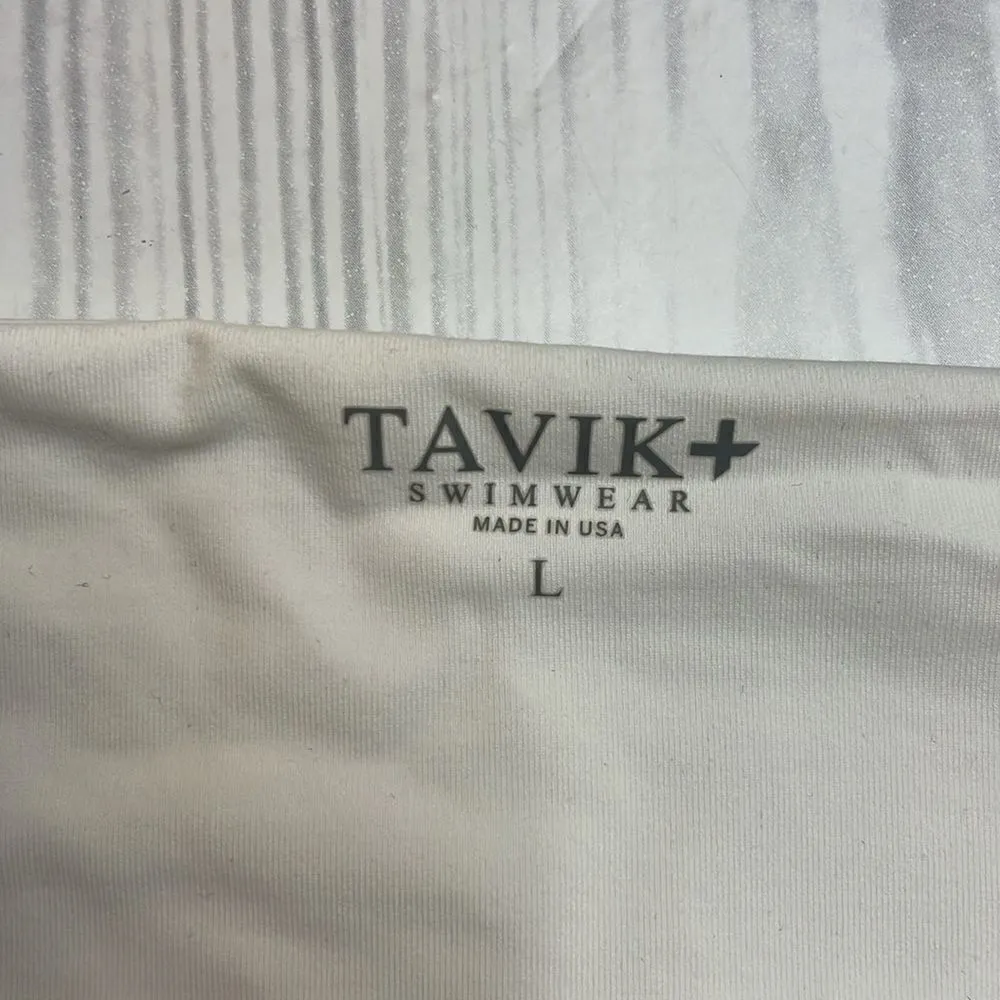 Tavik White Coco Scoop neck bikini top and bottoms Large / XL - Image 9