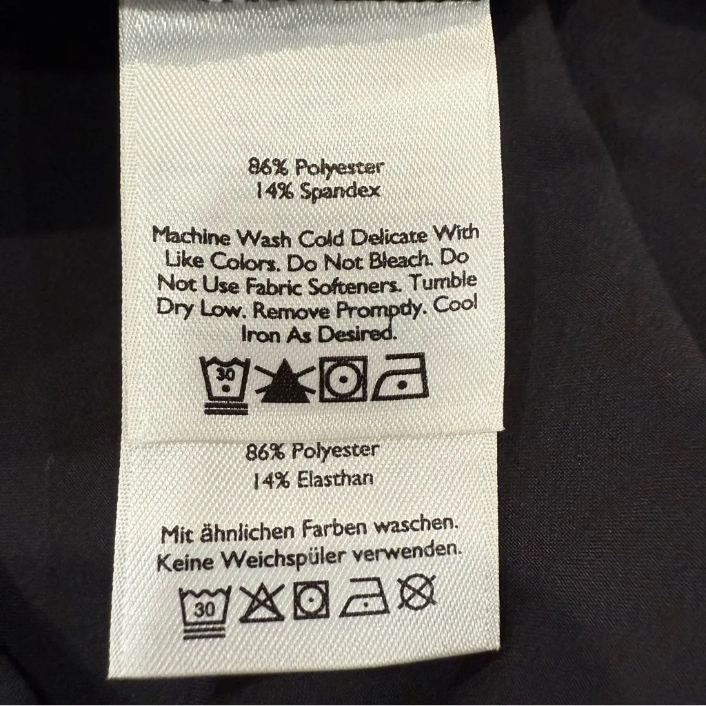 Eddie Bauer Departure Long Sleeve Travel Shirt Dress Womens Small Black Gorpcore - Image 8